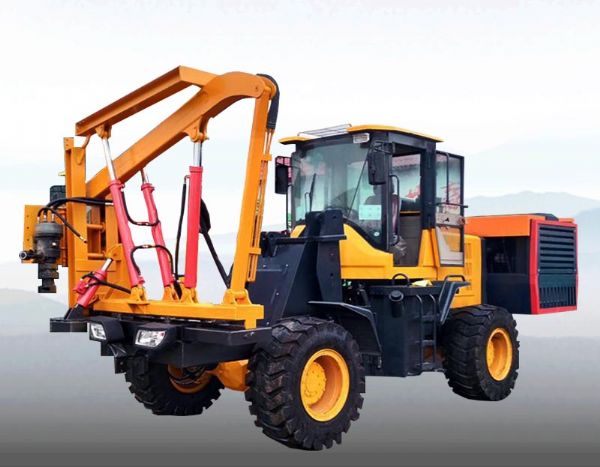 高速公（gōng）路防撞護欄鑽孔機