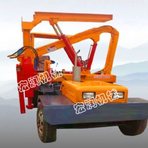 四輪護欄（lán）打樁機