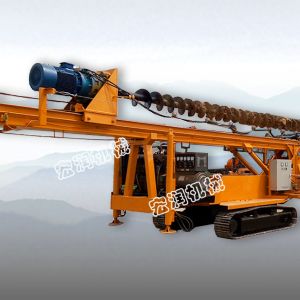 長螺旋地基鑽孔