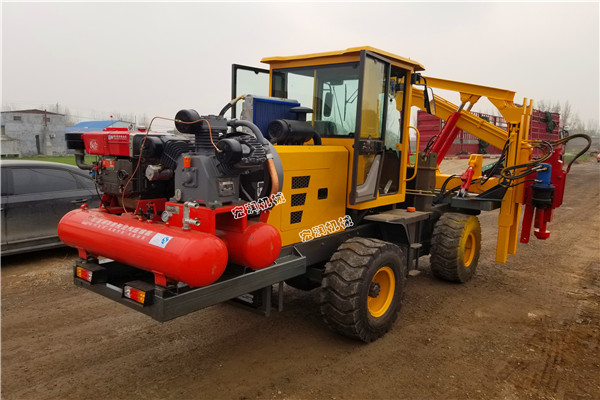 鄉村道路護欄鑽（zuàn）孔機