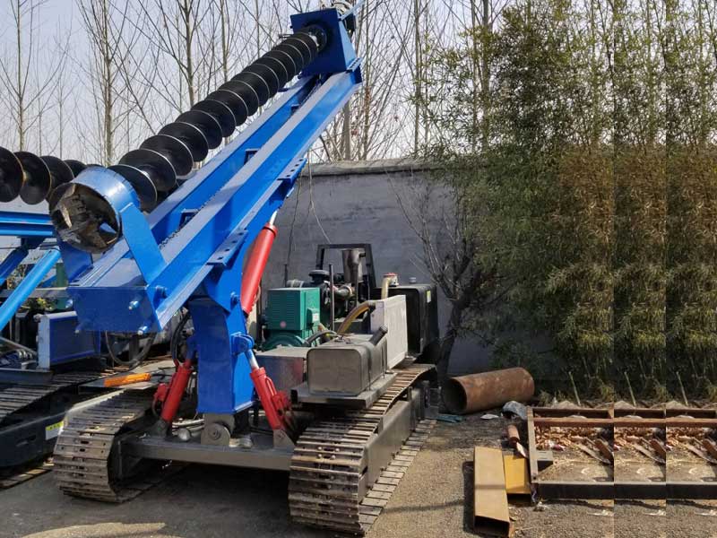 履帶光伏打樁機