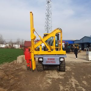 高（gāo）速護欄壓樁機