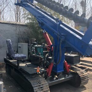履帶光伏打樁機