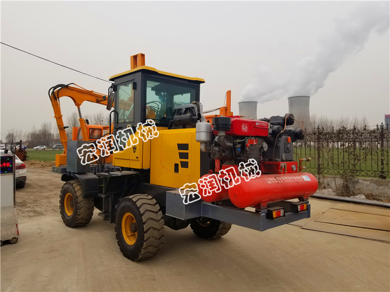 91网站機械護欄打樁機發往湖(hú)南新邵縣(xiàn)