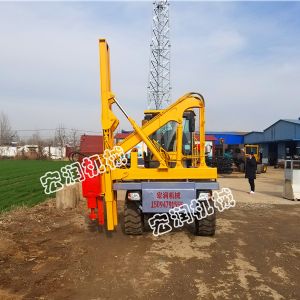 高速護欄立柱壓樁機