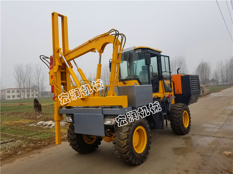 高速公路護欄鑽孔機