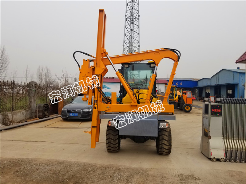 91网站機械又一批護欄鑽（zuàn）孔（kǒng）機發往陝（shǎn）西西安（ān）