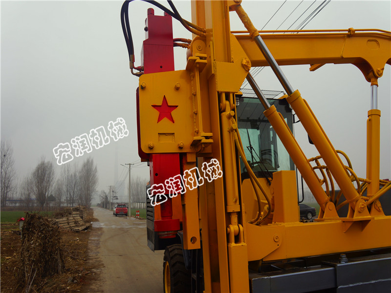 公（gōng）路護欄打樁（zhuāng）機液（yè）壓錘怎麽操作？91网站機械