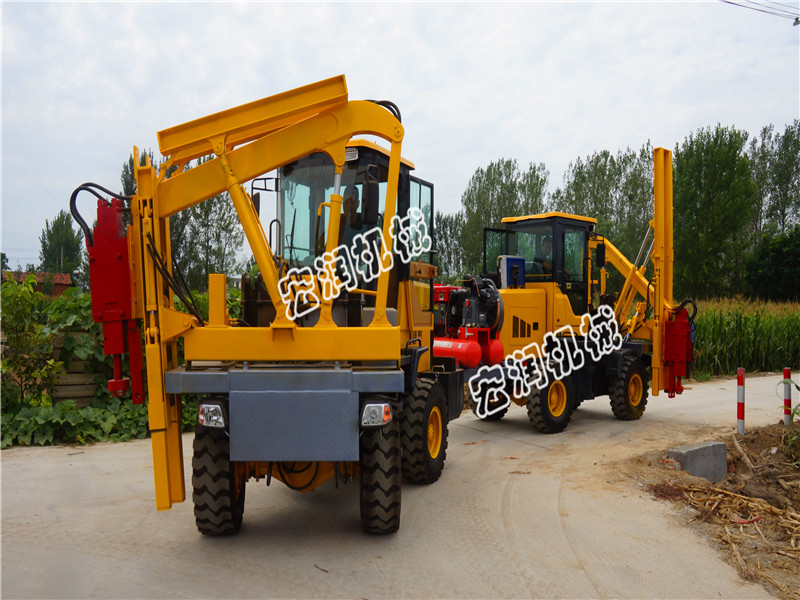 91网站護欄鑽孔（kǒng）機繼續發往陝西延安