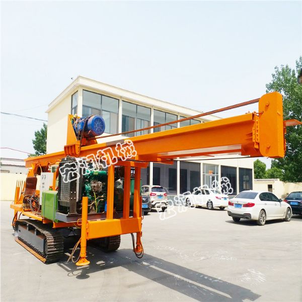 定製地基長螺旋鑽機,履帶式長螺旋鑽孔機