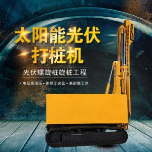 青海（hǎi）建築工地光伏打樁機，伸縮臂光伏打樁機