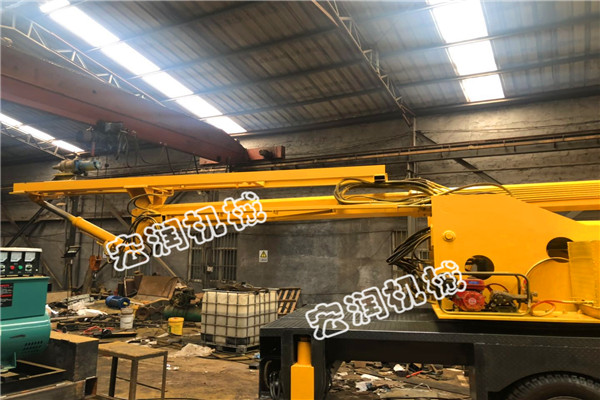 20米（mǐ）高邊坡支護錨固鑽機