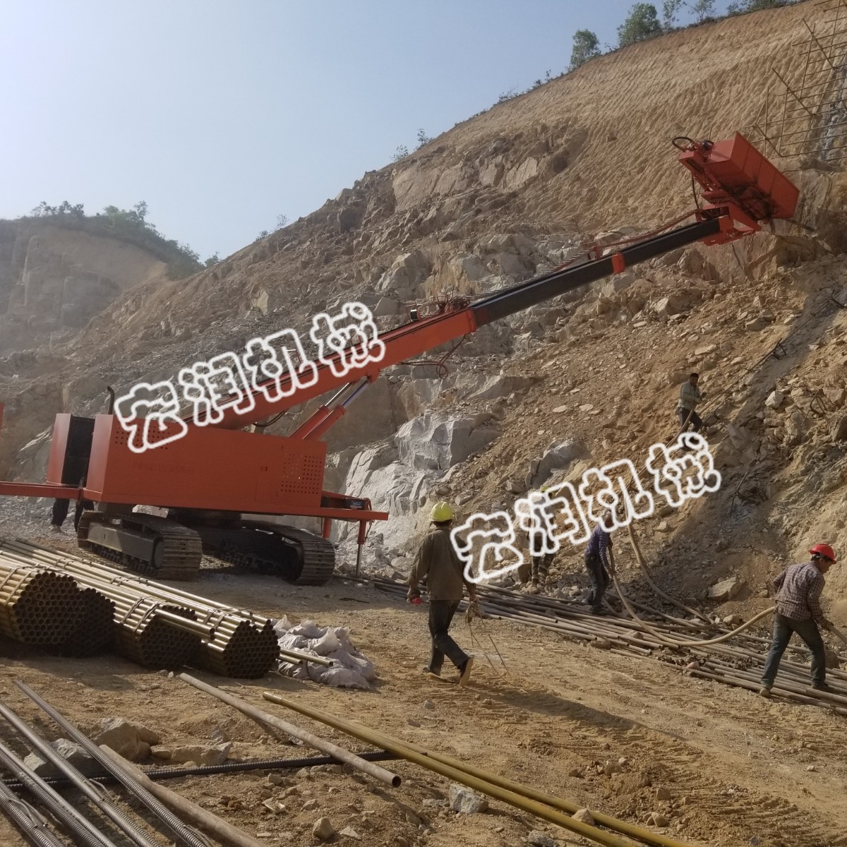 地基護坡（pō）錨（máo）固鑽機發貨廣東惠州 91网站機械（xiè）