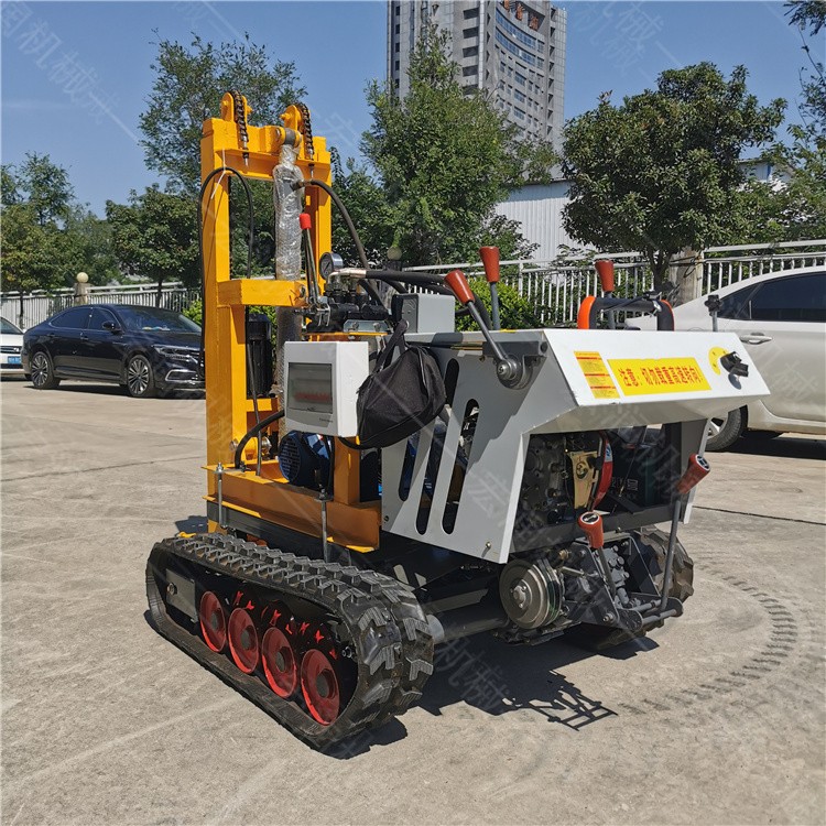 91网站新款小型履（lǚ）帶式潛孔鑽機