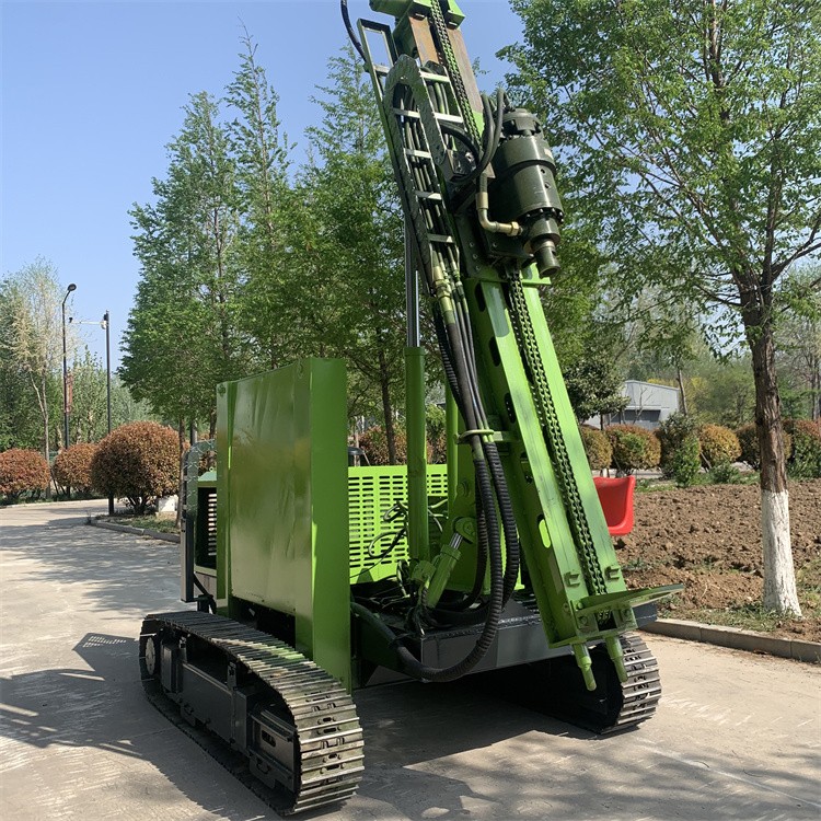 履帶光伏鑽機